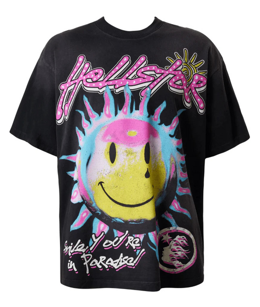 Hellstar Sun Smile T-Shirt Black – The Magnolia Park