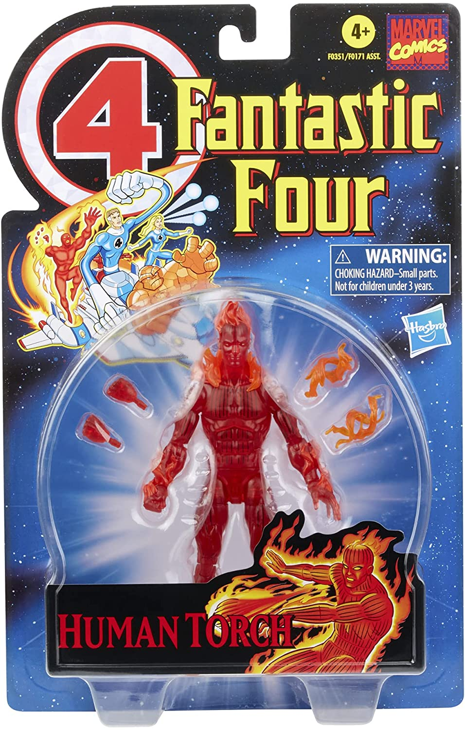 Marvel Comics Retro Collection Fantastic Four Human Torch Figure