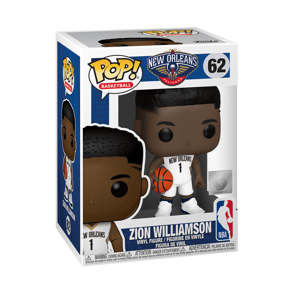 Funko Pop! Basketball New Orleans Pelicans Zion Williamson Figure 