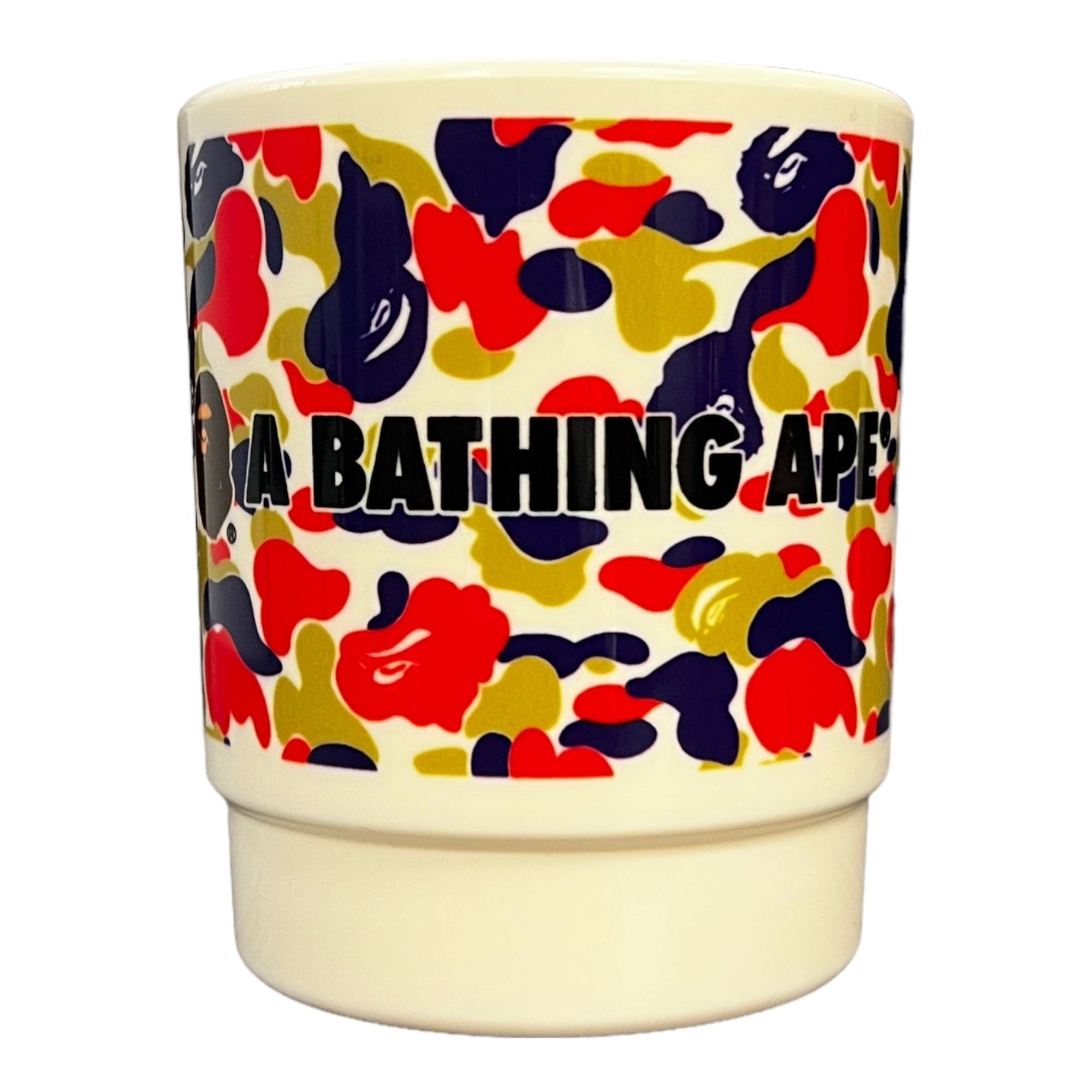 BAPE - CAMO PLASTIC MUG (GREEN/RED/BLUE) - The Magnolia Park