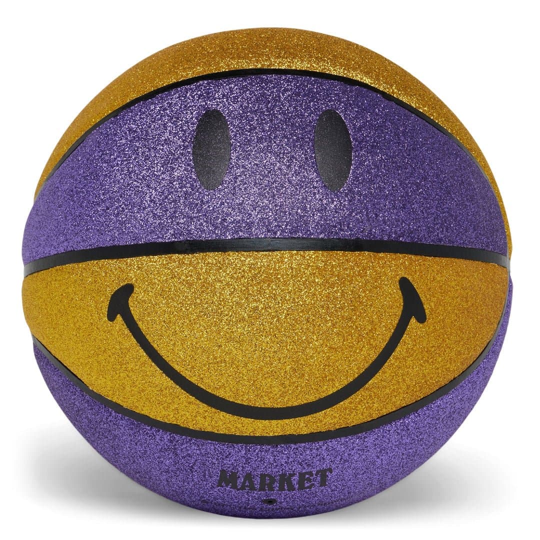 MARKET - SMILEY GLITTER SHOWTIME BASKETBALL (MULTI) - The Magnolia Park