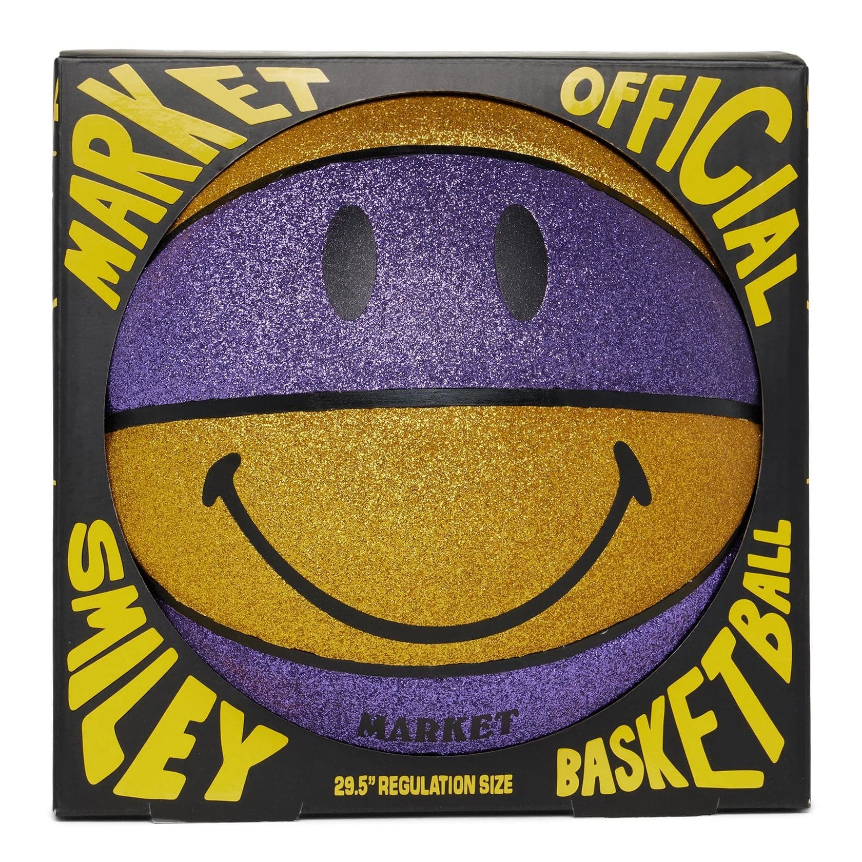 MARKET - SMILEY GLITTER SHOWTIME BASKETBALL (MULTI) - The Magnolia Park