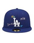 NEW ERA - LOS ANGELES DODGERS "SCRIBBLE" 59FIFTY (BLUE) - The Magnolia Park