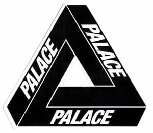 Palace Tri-Ferg Sticker (Black) - The Magnolia Park