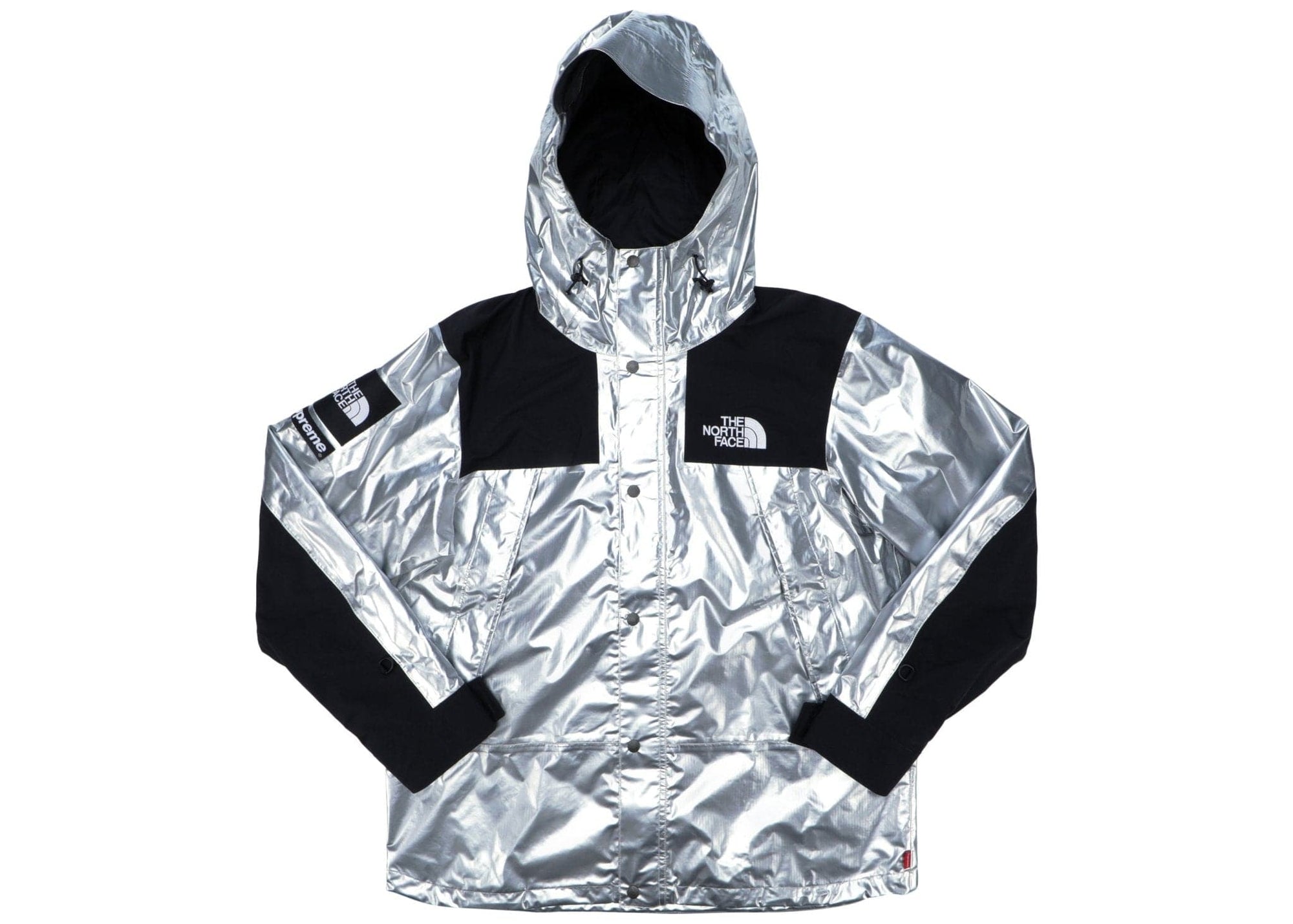 SUPREME THE NORTH FACE METALLIC MOUNTAIN PARKA - SILVER - The Magnolia Park