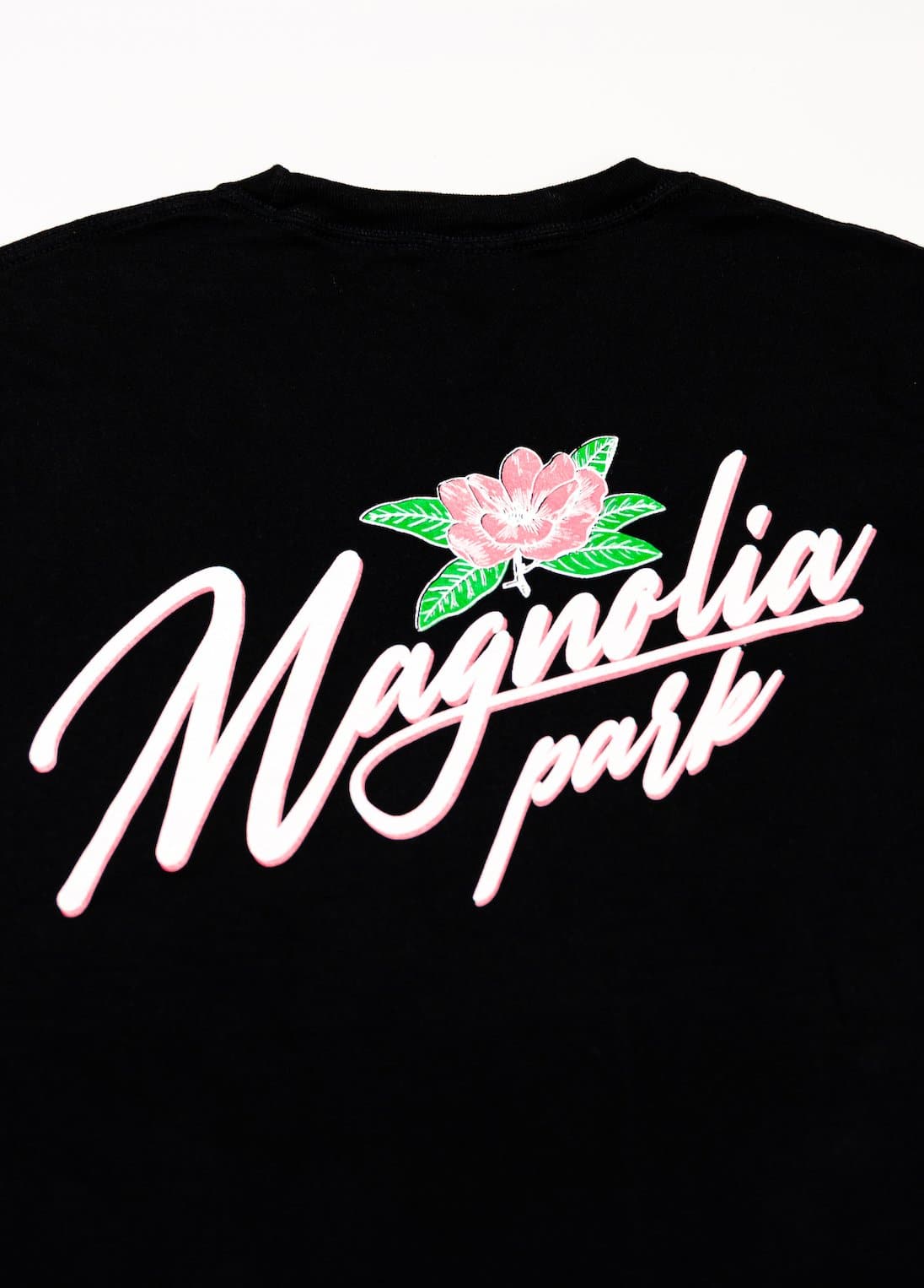 THE MAGNOLIA PARK - MAGNOLIA FLOWER TEE (BLACK) - The Magnolia Park
