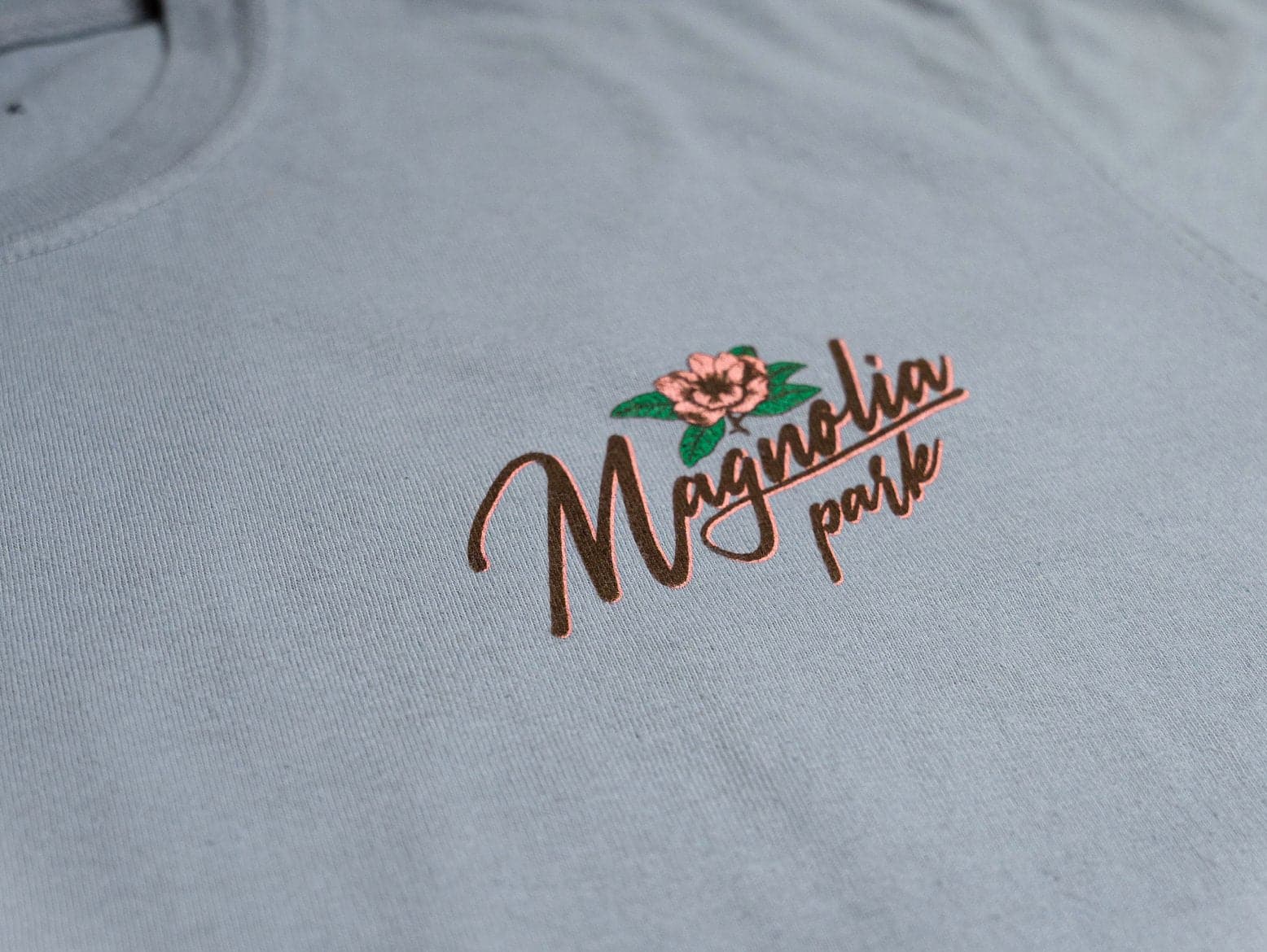 THE MAGNOLIA PARK - MAGNOLIA FLOWER TEE (GREY) - The Magnolia Park